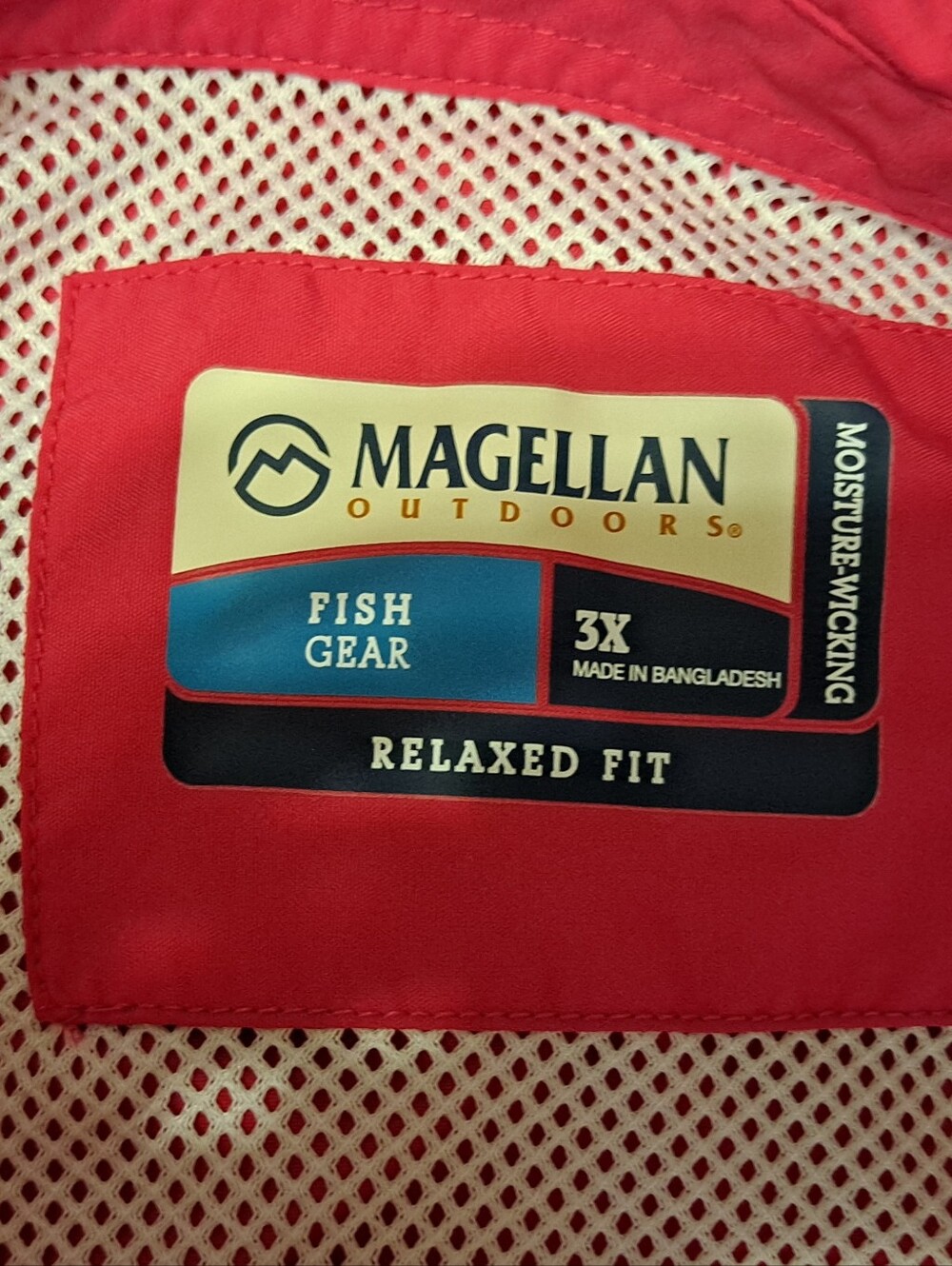 Magellan Casual Button-Down Shirt — Hot Pink Size 3X - Picture 4 of 7